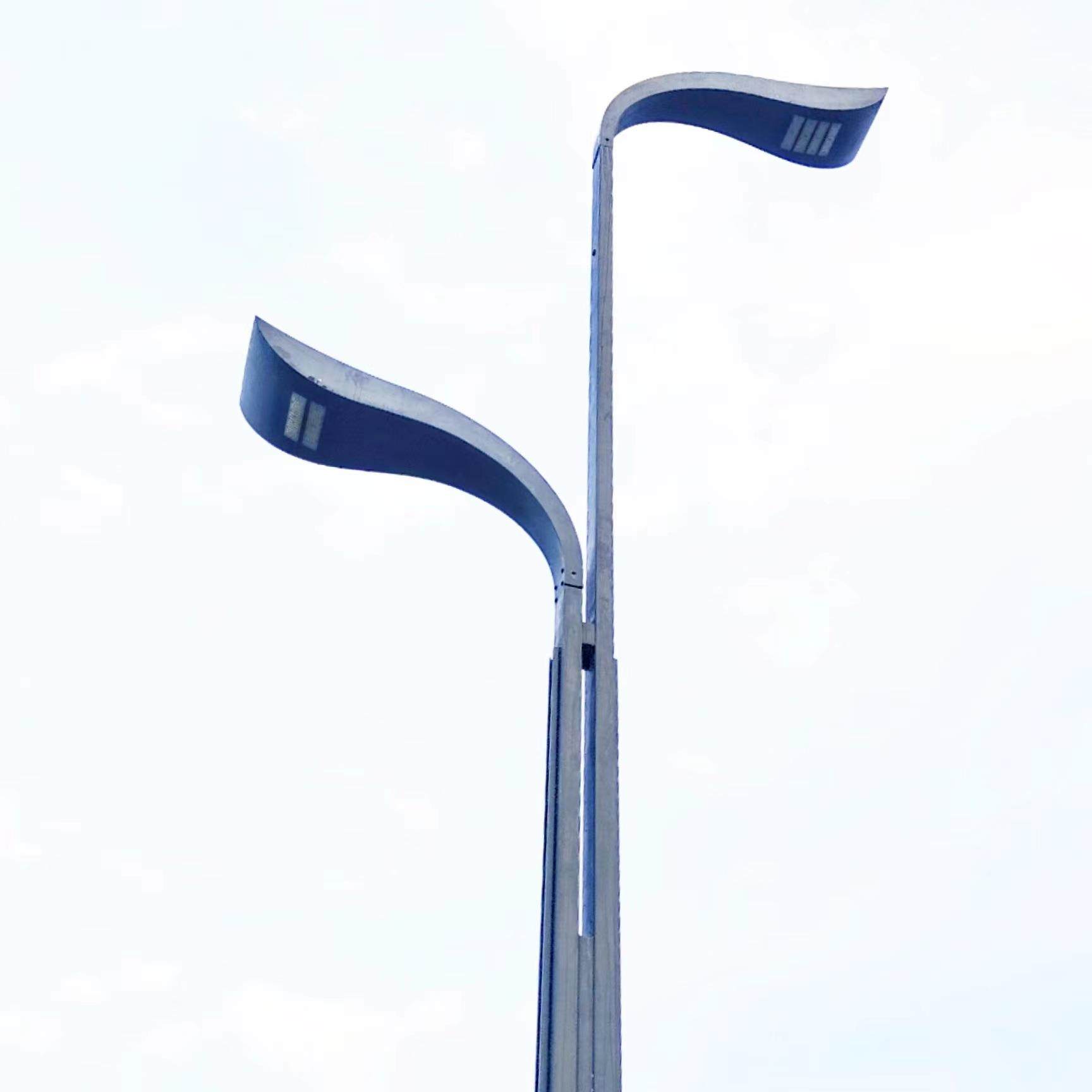 LED杆路灯智慧路灯观灯高灯庭院WXM灯市政单臂电双臂路景灯杆深圳