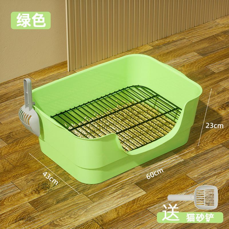 浴缸厕所狗厕所盒不锈钢高围栏防尿溅可拆中小型宠物大号狗尿盆