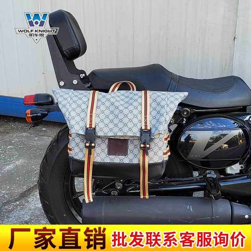 肌车狼适用大韩骁胜GV300S边包侧边包可装头盔包半盔全盔改装快拆