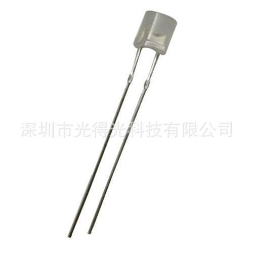 高亮发光二极管F5平头雾状白发白色LED白灯 插件led发光二极管
