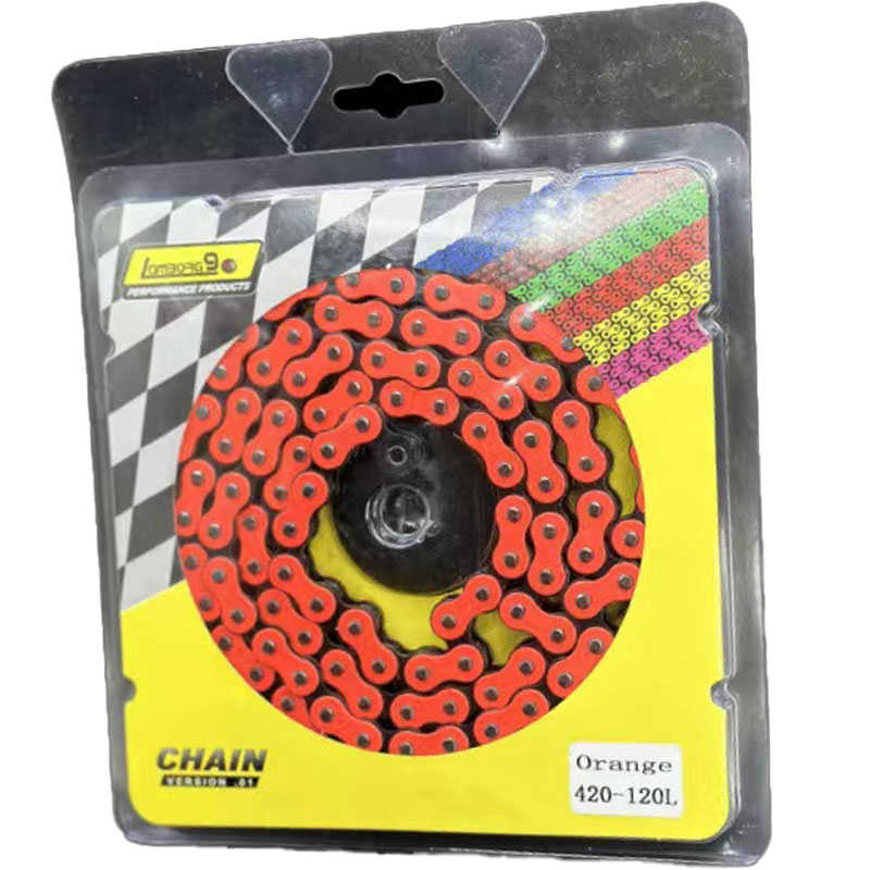 虬龙Sur-Ron轻蜂X/S电动越野摩托车非油封链条420-120L节彩色链条