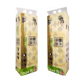 清风卷纸原木纯品270段/卷（10+2）3层家用实惠装卷筒纸卫生纸巾