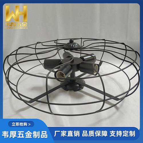风扇灯吊扇灯新中式灯具 led大功率现代中式客厅隐形吊扇灯