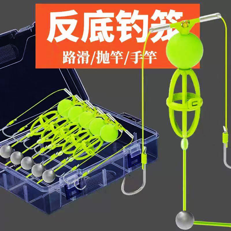 灵活双钩浮力鲢鳙套装鱼钩饵鱼钩