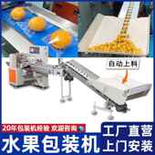 全自动水果脐橙包装 机 机金桔沃柑保鲜膜套袋机柠檬罗汉果高速包装