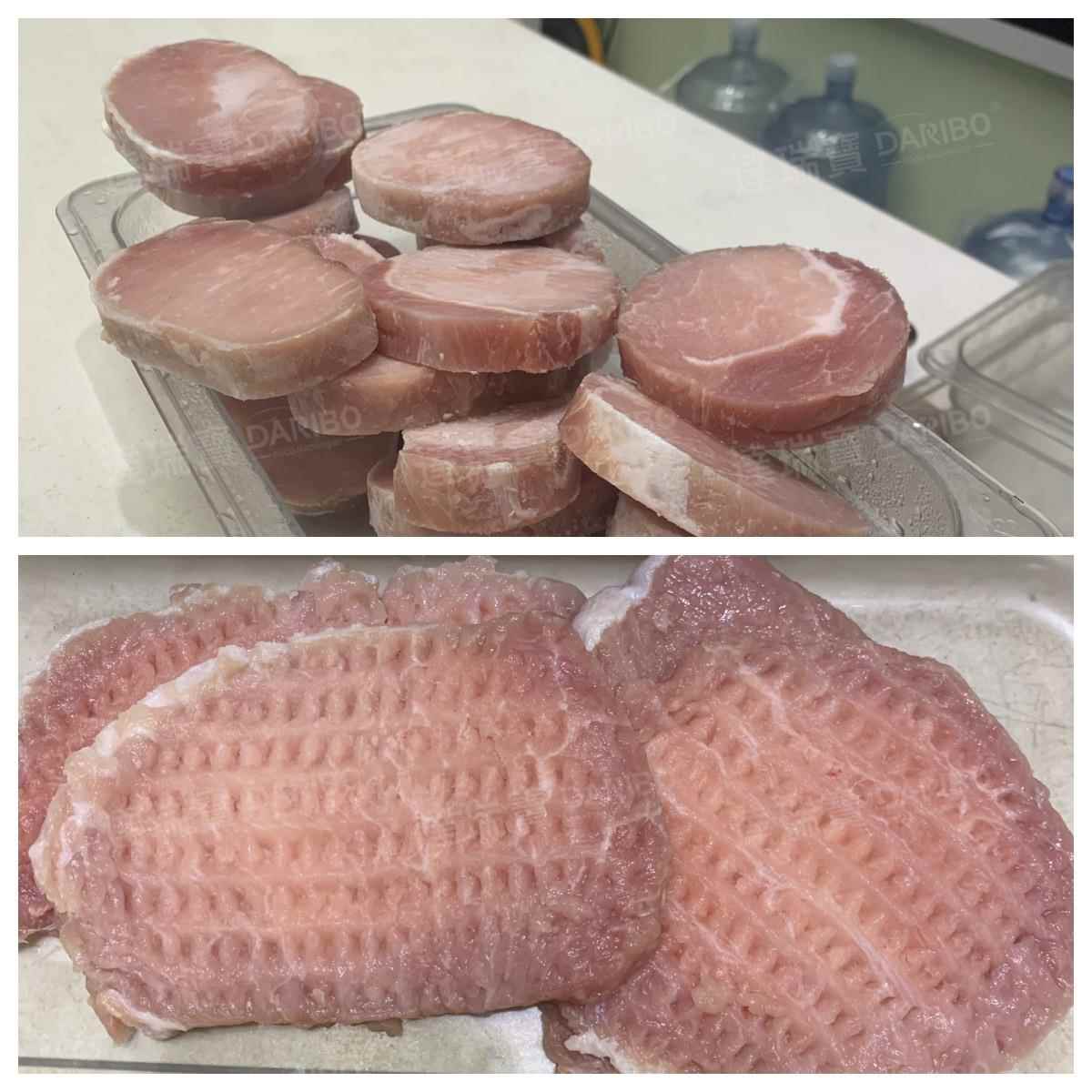 W小块肉压大片机器 全自动肉排鸡肉压薄片机断筋机带骨牛排猪扒