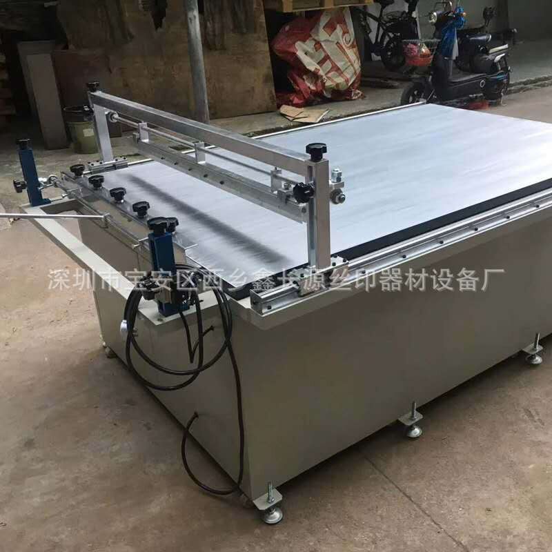 大吸气手印台带导轨丝印台1.2米大导轨吸风手印台厂家定制