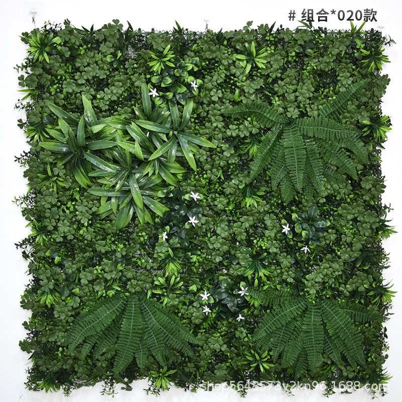 花墙防晒假塑料招植物艺术店绿化仿真墙草坪绿植植物户外墙人造