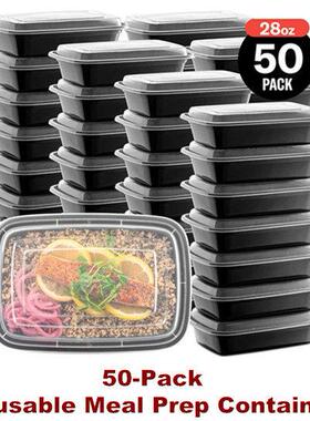 Meal Prep Containers Food Storage Take Out Bento Lunch Box