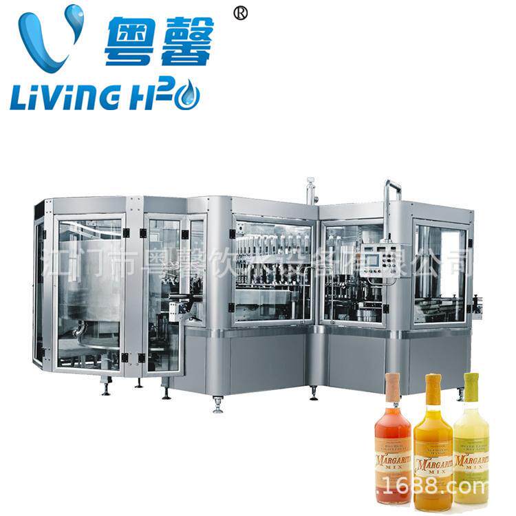 全自动热灌装机器等压灌装机果汁茶饮料生产设备液体灌装设备