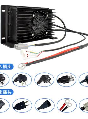 110V220V12V14.6V24V50A房车储能电池智能防水充电器智能充电器