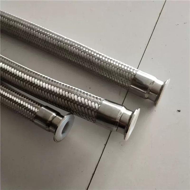 液氨用不锈钢软管 4分高温高压编织软管 防爆编织金属软管