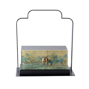 设搭装 摆件提盒提蓝计中式 饰 家居样板间酒店书柜开放格软装 新中式