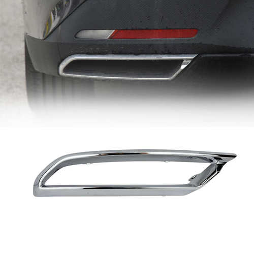 适配新款长安逸达排气装饰件保险杠尾喉盖板消声器镀铬罩原装配件