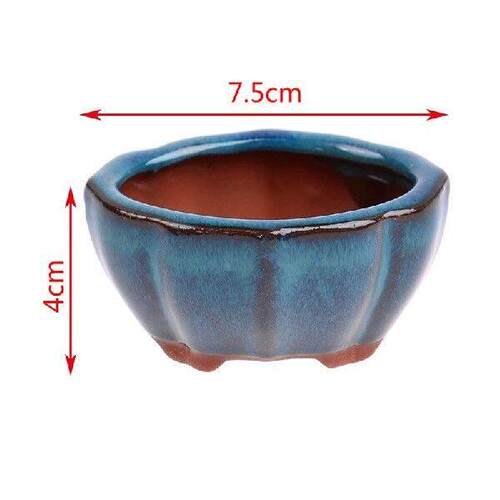Chinese Style Bonsai Flowerpot Ceramic Craft Plant Pot