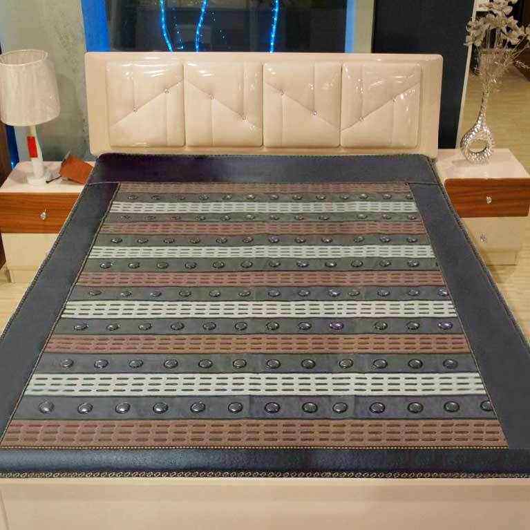 玉石床垫碳纤维加热锗石托玛琳榻榻米双温控1.8米礼品褥垫