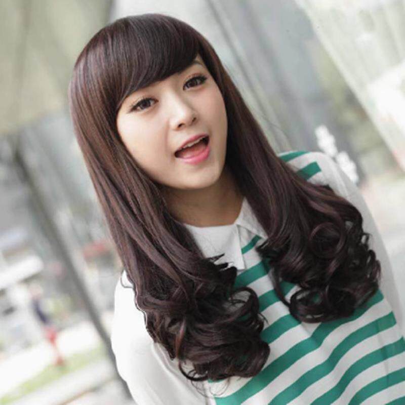新款直销新款长款梨花头假发女短发时尚修脸中长发bo bo头帅气 微