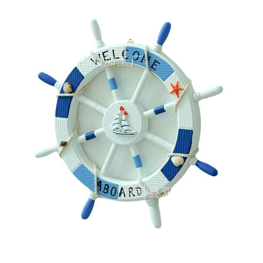 地中海风格舵手木质方向盘船舵62公分帆船舵手家居墙面装饰挂饰,家居饰品,木雕,淘宝优惠券,粉丝福利购,淘宝优惠卷