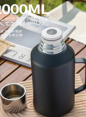 旅行焖茶大容量户外家保温壶3显15016不锈钢壶传壶小钢炮温水壶
