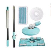 美丽雅双子星手压式 配件拖布拖把杆布头墩布替换头 旋转甩水拖原装