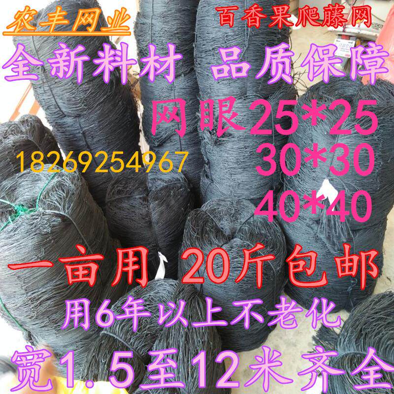 百香果网百香果搭架专用爬藤网架子网搭棚网攀爬棚架网沃柑吊果网
