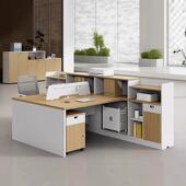 办公桌椅组合简约现代职员桌时尚 屏风员工位办公室电脑桌六人位