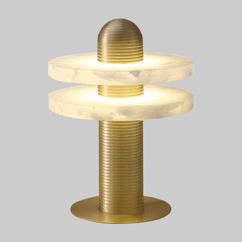 创意客厅卧室床头高级感台灯后现代轻奢云石台灯新中式简约设计师