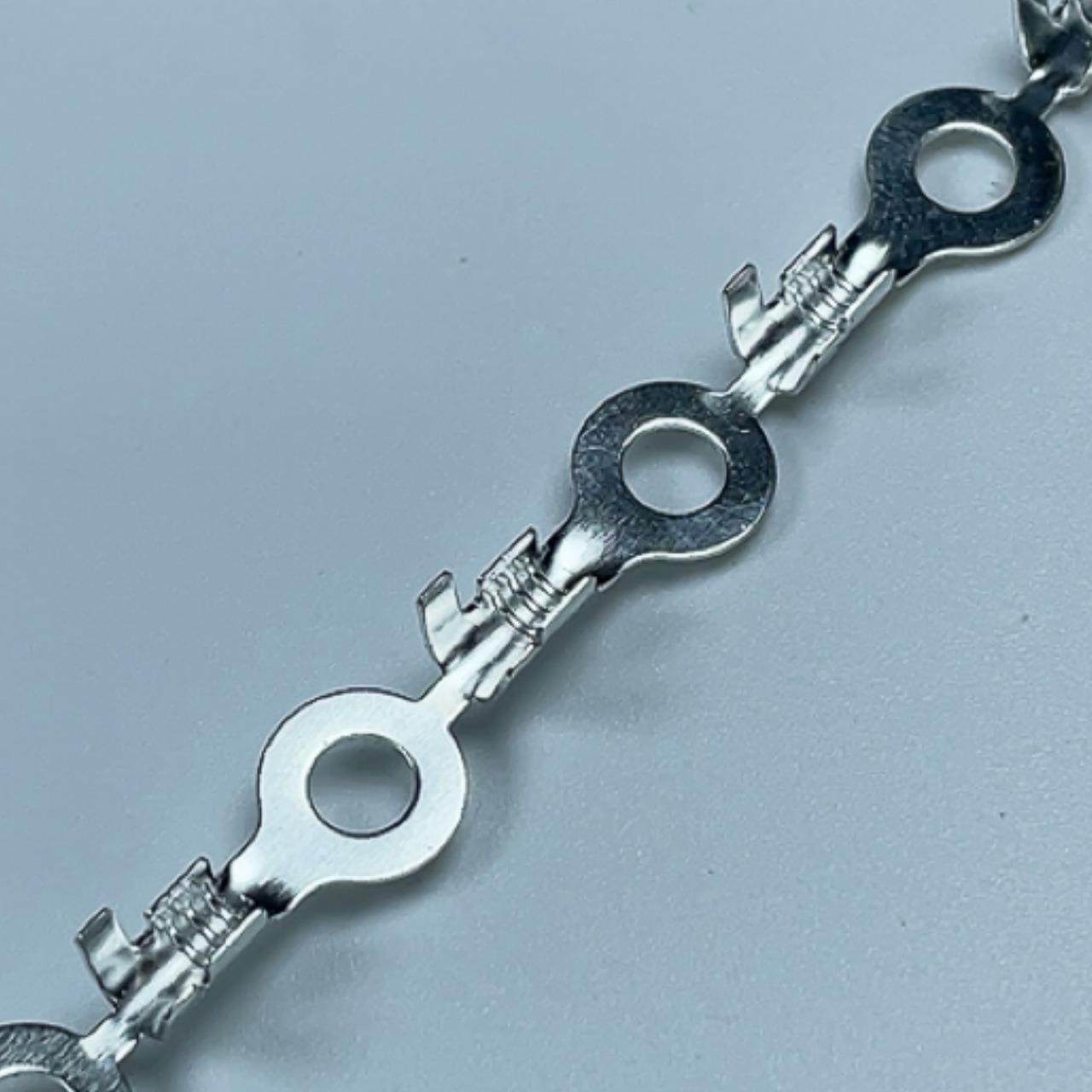 4.3圆盘端子圆环铜镀锡0.4厚 8.5*4.3*0.4地环 4.2圆型端子10k/卷