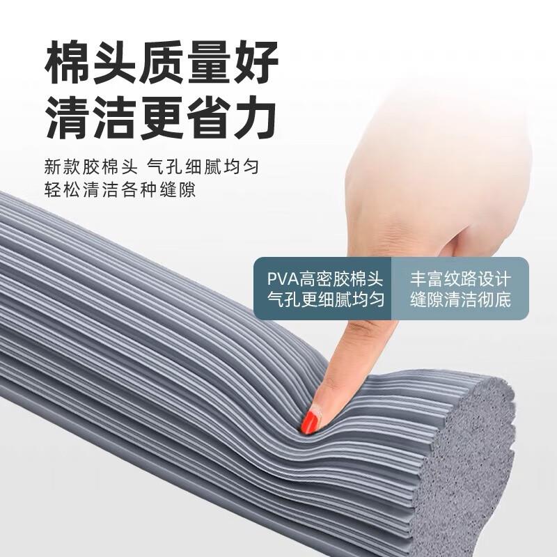 新款直销亿丽佳 滚轮式海绵拖把免手洗自动胶棉地板挤水式拖布 伸
