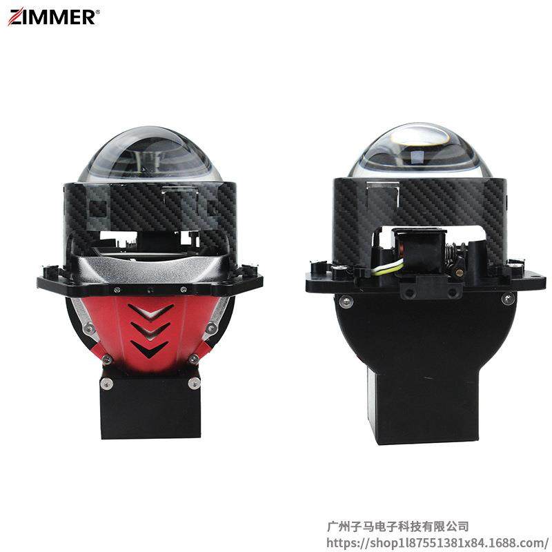 ZIMME0镜R汽车LED聚光透大灯3.英寸X双镜头R50R50MAXMA汽车改装替