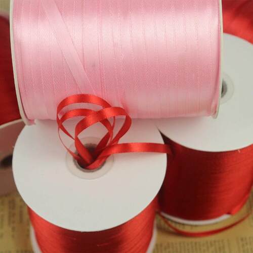 现货涤纶缎带绸带婚庆彩带包装织带礼品细丝带6.5mm大码包装