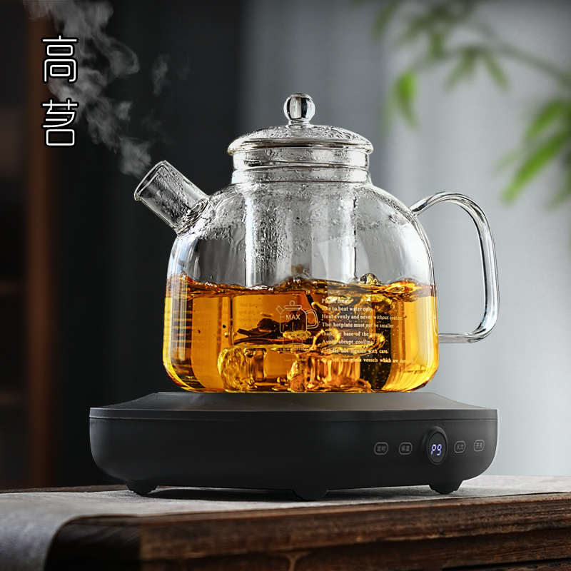 2025新款大容量玻璃煮茶壶加厚耐高温明火烧水壶电陶炉煮茶器家用