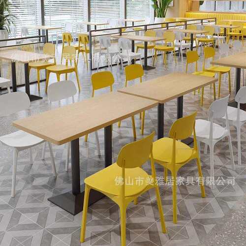 学学生员工食人堂餐桌椅UET合单校位公司饭组堂面馆快餐桌椅46人