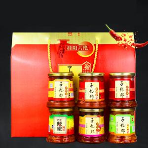 子龙郡桂阳六绝湖南郴州特产251g*6礼盒坛子肉鱼姜鸭荤素节日礼盒