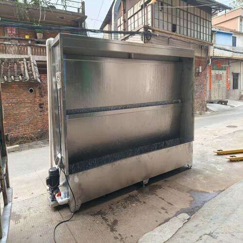 厂家供应不锈钢喷漆柜涂装除尘漆雾净化水帘柜设备喷油环保商用