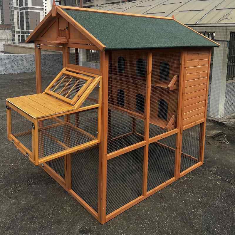 新款直销户外木制鸟笼鸟窝实木鸽笼鸽子笼鸽子窝大型鸽子养殖专用