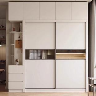 定制航空蜂窝铝衣柜铝合金推拉移门家用卧室现代简约风衣帽间衣橱