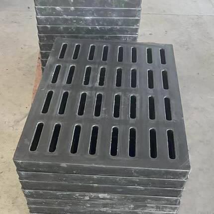 高分子水沟盖板防滑复合雨水篦子排水检查用沟盖板重型树脂盖板