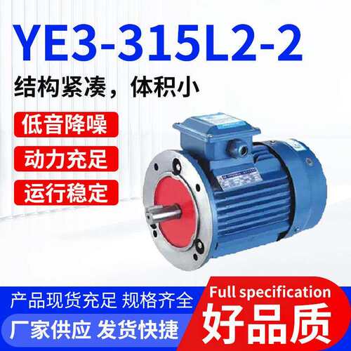 新款YE3-315L2-2粉尘防爆电机系全封闭自扇冷式鼠笼型结构电机