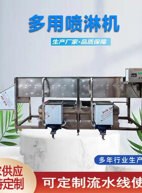 定制新疆大枣压喷淋机水产品冲洗果蔬设备自动生产厂家自动清洗