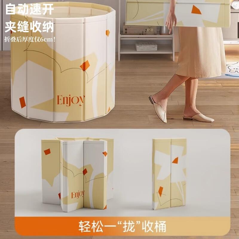 澡桶大人折NMZ叠泡泡浴桶澡洗桶儿童可坐浴盆人浴成缸浴桶可保温
