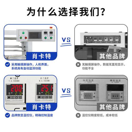 热收缩MAGA-102切包装机 L型垂直上下封机 新能源硅膜片opf塑封膜