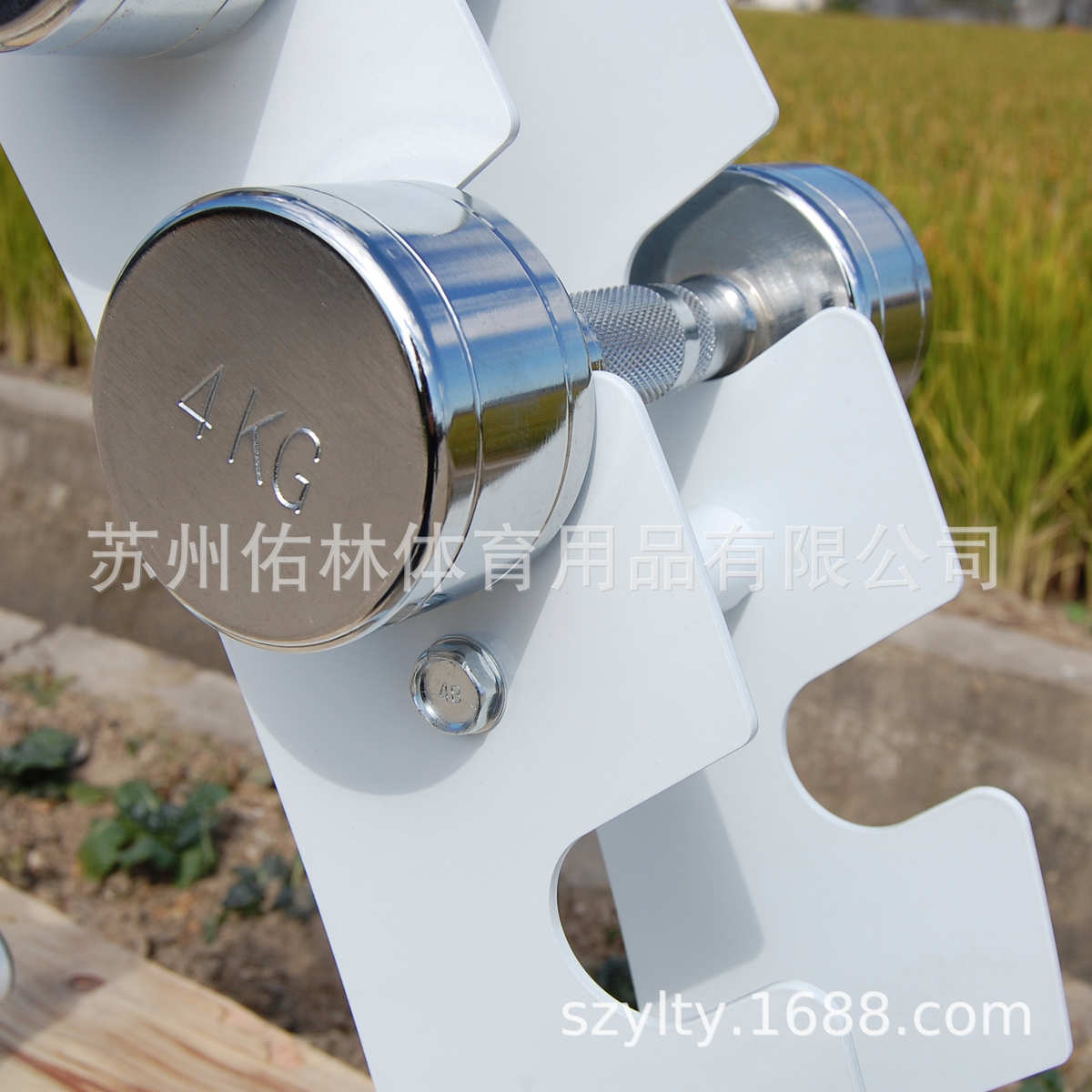 女士x家用哑铃架小型小电镀哑铃教架私健身房白色哑铃工作室纯钢