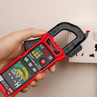 HT205A数显高精度600A交流钳型电流表 全自动智能钳型万用表