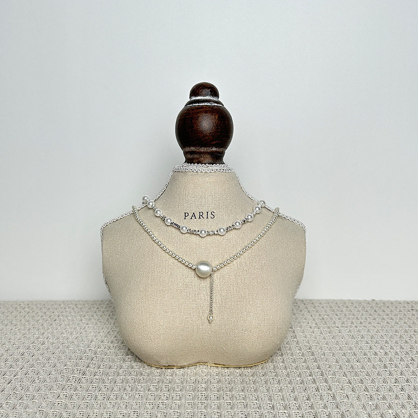 木质人像脖子模特首饰首饰展示架