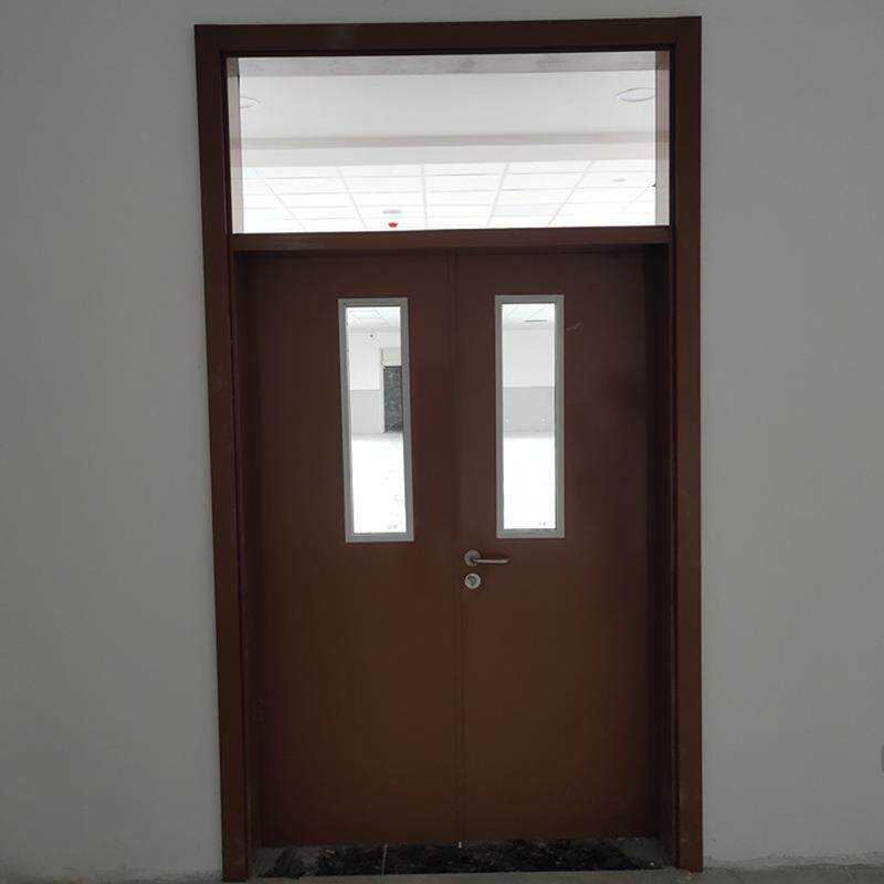 建瓯市学校钢质复合门课室门带上亮窗双开防撞耐踢巨梦生产厂家