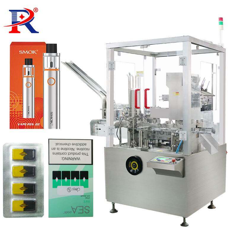 E-CigaretteVapePenPodBoxCartoningPackagingMachine