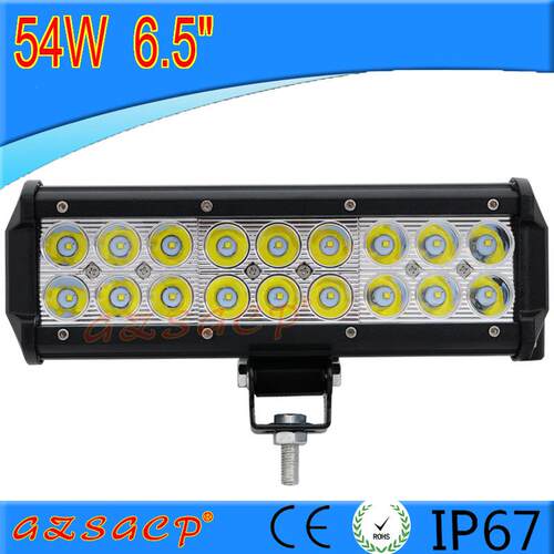 LED汽车SUV工作货车投光射灯双排长条车载检修12V24V前杠中网大灯