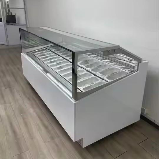 商用冰淇淋展示柜冷藏冷冻硬冰淇淋展柜冰激凌展示柜雪糕柜