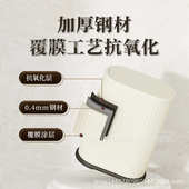 垃圾桶家用客厅卫生间厨房卧室大容量奶油风按压带盖纸篓筒卫生桶